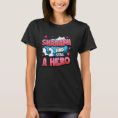 2nd Birthday Superhero Girls Shabam! Hero Comic Bo T-shirt (Voorkant)