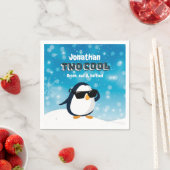 2nd Birthday Two Cool Penguin Boy Servet (Insitu)