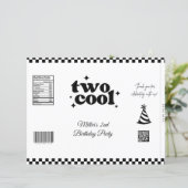 2nd Birthday Two Cool Snack Chip Bag Party Favor (Staand voorkant)