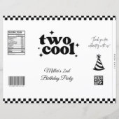 2nd Birthday Two Cool Snack Chip Bag Party Favor (Voorkant)