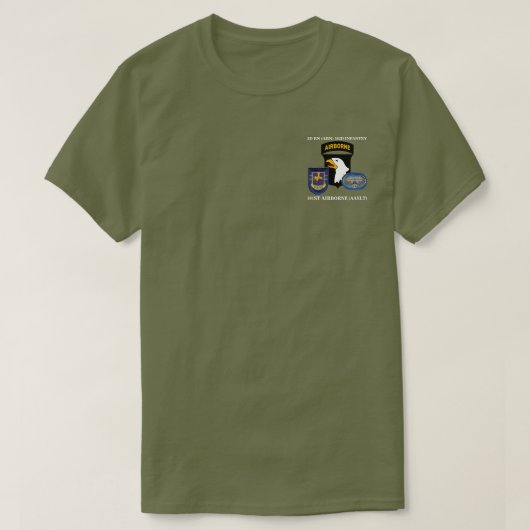 2ND BN (ABN) 502ND INFANTRY 101ST AIRBORNE SHIRT (Design voorkant)