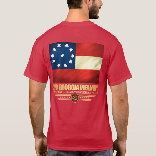 2nd Georgia Infantry T-shirt (Achterkant)