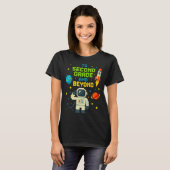 2nd Grade And Beyond Astronaut Space Boys Gamer Fi T-shirt (Voorkant volledig)