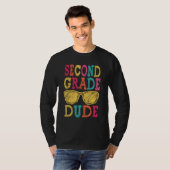 2nd Grade Dude Back to School  First Day of School T-shirt (Voorkant volledig)