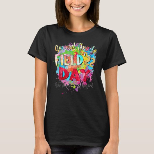 2nd Grade Field Day 2022 Let The Games Begin Kids T-shirt (Voorkant)