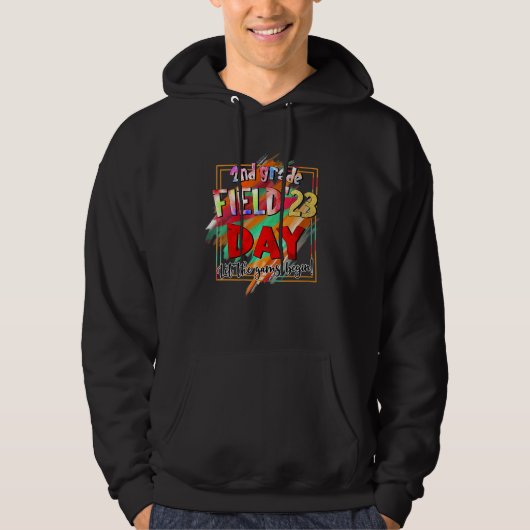 2nd Grade Field Day 2023 Let The Games Begin Kids  Hoodie (Voorkant)