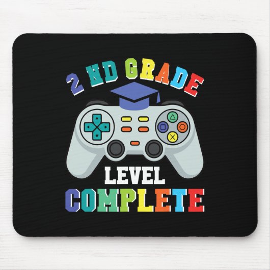 2nd Grade Gamer Boys – Level Complete Ck To School Muismat (Voorkant)