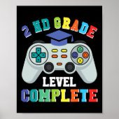 2nd Grade Gamer Boys – Level Complete Ck To School Poster (Voorkant)