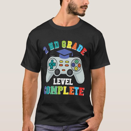 2nd Grade Gamer Boys – Level Complete Ck To School T-shirt (Voorkant)