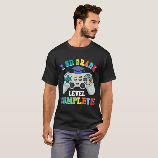 2nd Grade Gamer Boys – Level Complete Ck To School T-shirt (Voorkant volledig)