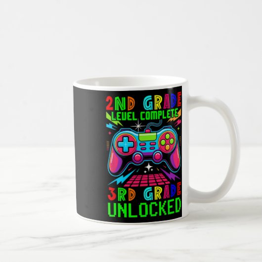 2nd Grade Level Complete 3rd Grade Unlocked Gamer  Koffiemok (Rechts)