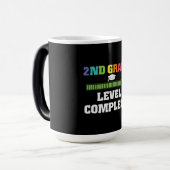 2ND Grade Level Complete Video Gamer Graduate Gift Magische Mok (Voorkant links)