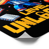 2nd Grade Level Unlocked Dabbing Boys Gamer Ck To Poster (Hoek)