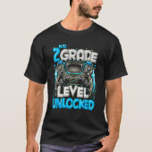 2nd Grade Level Unlocked Game On 2nd Grade Back To T-shirt (Voorkant)