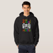 2nd Grade Level Unlocked Happy Back To School Game Hoodie (Voorkant volledig)