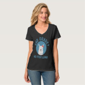 2nd Grade Llama  Teacher Student Back To School T-shirt (Voorkant volledig)