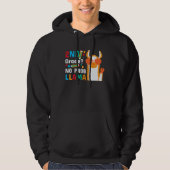 2nd Grade No Problem Llama Hoodie (Voorkant)