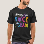 2nd Grade School Ready to Rock Second Back to Scho T-shirt (Voorkant)