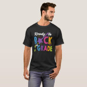 2nd Grade School Ready to Rock Second Back to Scho T-shirt (Voorkant volledig)