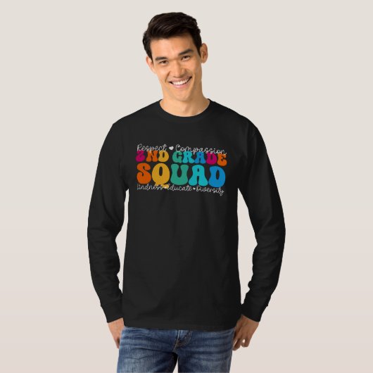 2nd Grade Squad Appreciation Week Back to School T-shirt (Voorkant volledig)