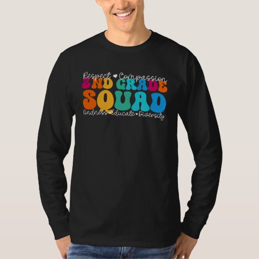 2nd Grade Squad Appreciation Week Back to School T-shirt (Voorkant)