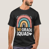 2nd Grade Squad Backo School Second Gradeeacher Gi T-shirt (Voorkant)