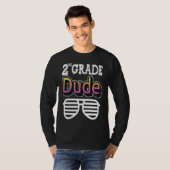 2nd Grade Squad Crew Team Back School Graduation T T-shirt (Voorkant volledig)