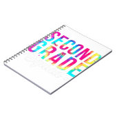 2nd Grade Squad Tie Dye Back To School Teacher Stu Notitieboek (Linkerzijde)