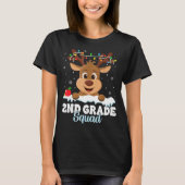 2nd Grade Teacher Christmas Second Grade Squad Rei T-shirt (Voorkant)