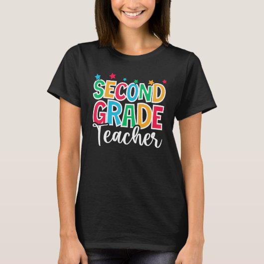 2nd Grade Teacher First Day of School Welcome Back T-shirt (Voorkant)