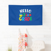 2nd Grade Teacher Hello 2nd Grade Spandoek (Insitu)