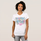 2nd Grade Teacher Pencil Coquette Bow T-shirt (Voorkant volledig)