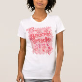 2nd Grade Teacher Pencil Coquette Bow T-shirt (Voorkant)
