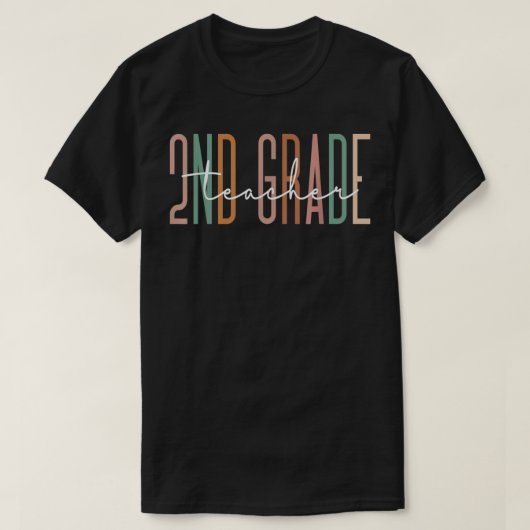 2nd Grade Teacher Second Grade Teacher Team 2nd Gr T-shirt (Design voorkant)