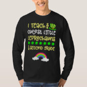 2nd Grade Teacher St Patrick Day Second Rainbow Le T-shirt (Voorkant)