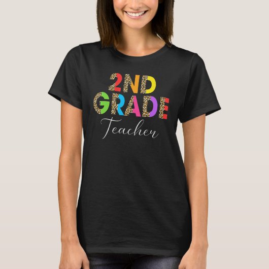 2nd Grade Teacher Student Back ToSchool Appreciati T-shirt (Voorkant)