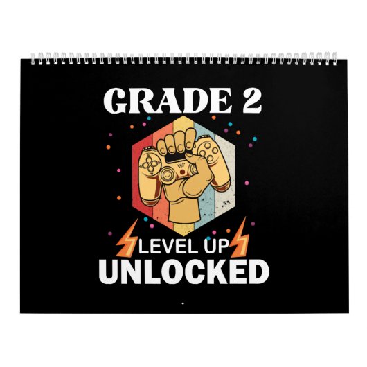 2nd Grade Unlocked Level Up Back To School First Kalender (Hoes)