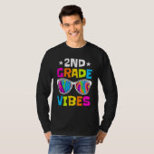 2nd Grade Vibes Sunglasses Back To School  Student T-shirt (Voorkant volledig)