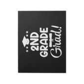 2nd Graduation Shirt Elementary School Grad Notitieblok (Linkerzijde)