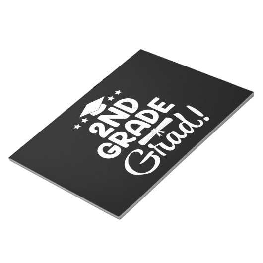 2nd Graduation Shirt Elementary School Grad Notitieblok (Schuin)