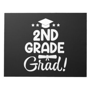 2nd Graduation Shirt Elementary School Grad Notitieblok