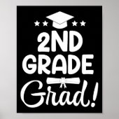 2nd Graduation Shirt Elementary School Grad Poster (Voorkant)