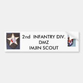 2nd Inf Div 001, 2nd Inf Div 002, 2nd INFANTRY... Bumpersticker (Voorkant)