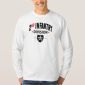 2nd Infantry Division "Indianhead" in nood Long T-shirt (Voorkant)