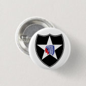 2nd Infantry Division Patch Verenigde Staten Ronde Button 3,2 Cm (Voorkant /achterkant)