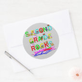 2nd Rocks Ronde Sticker (Envelop)