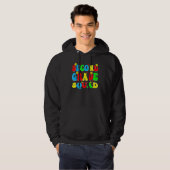 2nd Second Grade Squad Retro Groovy Teacher Back T Hoodie (Voorkant volledig)