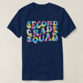 2nd second grade squad teacher Back To School Retr T-shirt (Design voorkant)