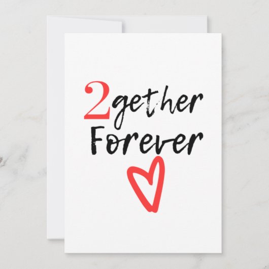 2nd wedding anniversary kaart (Voorkant)