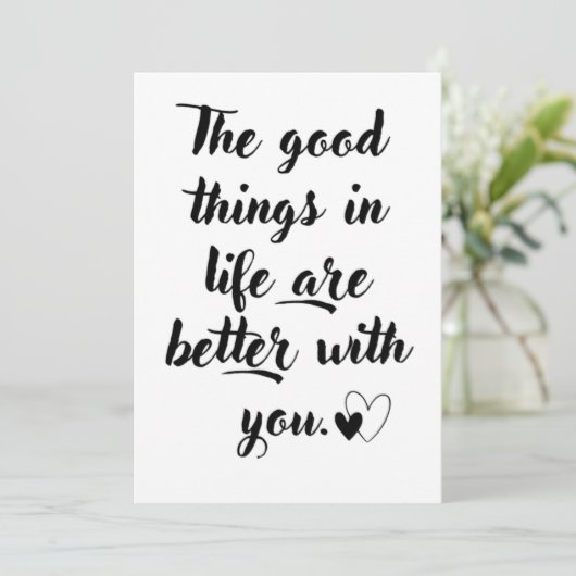 2nd wedding anniversary kaart (Staand voorkant)